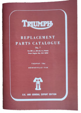 Triumph Parts Book Bonneville