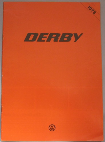 1978 volkswagen derby - volkswagen, brochure