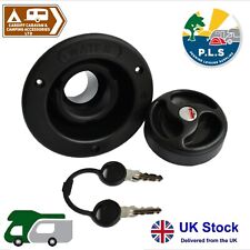 Water Tank Filler 40mm Inlet c/w Cap & 2 Keys Caravan Motorhome Campervan Boat