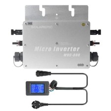 800W MPPT Waterproof Solar Grid Tie Inverter & LCD DC24V/36V to AC220V