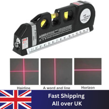 Spirit Level With Laser Level Multipurpose Levelling Wall Line Tool Measurement.