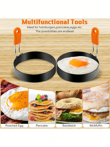 Non stick egg rings - non-stick, with