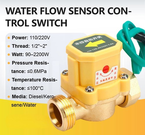 Water flow switch - switch, sensor