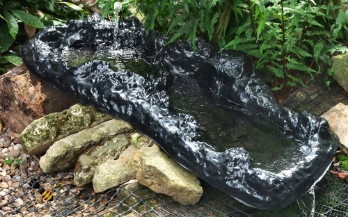 Pond waterfall garden - pond, water