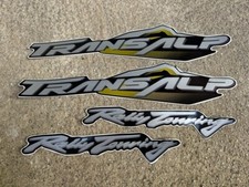 Adesivi Transalp XLV 650 2002 - moto nera -compatibile-stickers-decals