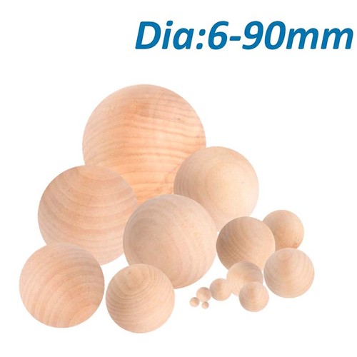 Natural round wooden craft - round,