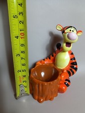 Disney Winnie the Pooh Tigger Official Vintage   Ceramic Egg Cup Figurine 4 Inch