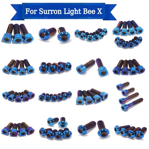 Complete titanium screws bolts - complete,