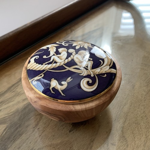 Vintage trinket box - box:, handmade