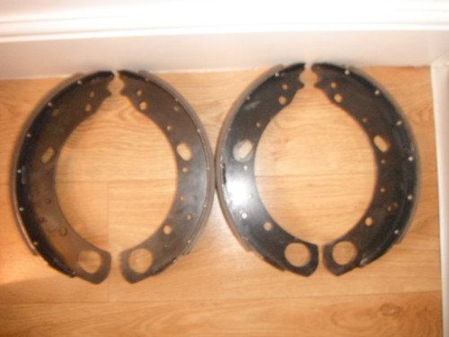 Lined soft brake shoes - 'soft',