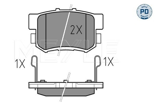 New brake pad set disc - pad,