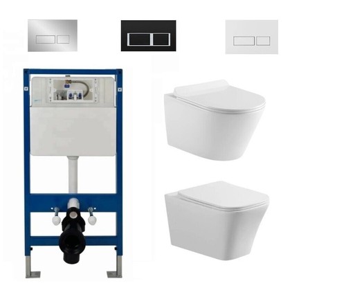 Wall hung toilet rimless - toilet, dpt