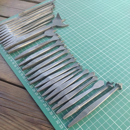 Vintage brace bits job lot - brace,