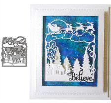 Christmas Snow Metal Cutting