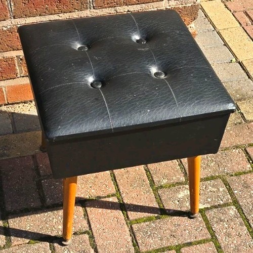 Sherborne footstool black