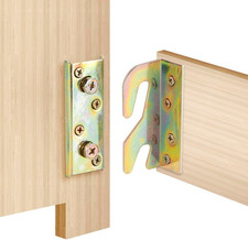 Bed Brackets Corner,  4 Sets