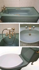 Retro Bathroom Suite Avocado /
