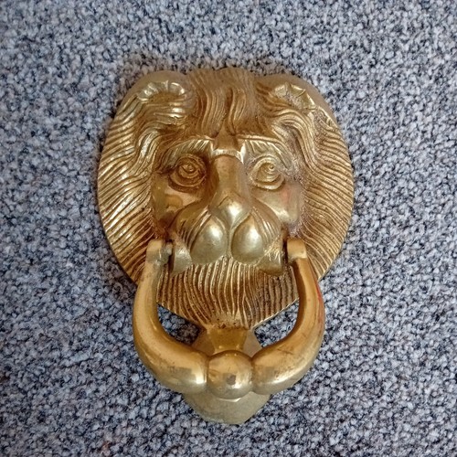 Vintage lions head door - head,