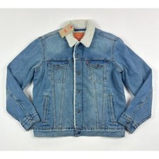 Levis Sherpa Jacket Denim