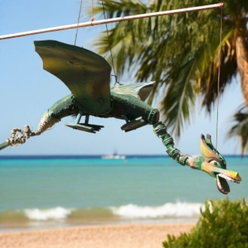 Coconut dragon mobile - dragon,