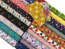 Patterned Polycotton Fabric Children's Novelty Animal Dressmaking Craft Material