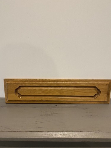 Solid oak kitchen drawer - drawer, front