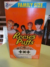 REESES PUFFS CEREAL LIMITED TOMORROW X TOGETHER K-POP TXT COVER Sealed
