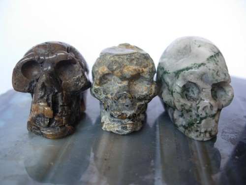 Crystal skull set three - crystal,