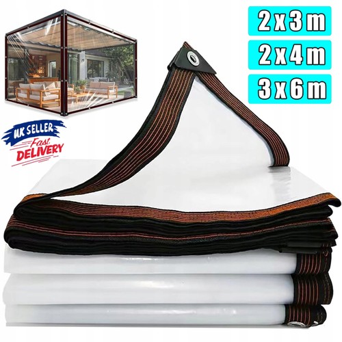 450gsm clear tarpaulin heavy - 450gsm,
