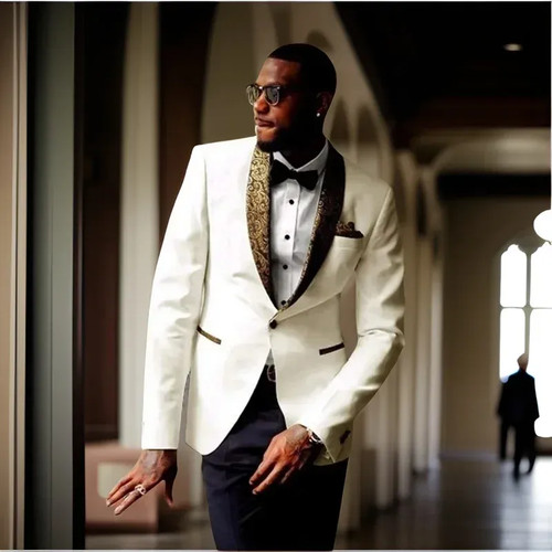 New white mens - white, wedding