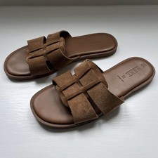 Next Tan Brown Sandals Size