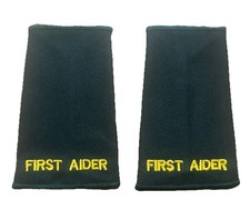 First aider Green Epaulettes