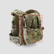Tactics Zip Panel Backpack FCPC V5 Vest Plate Carrier Tri-Pocket Backplane Pouch