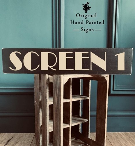 Screen cinema sign vintage - 1,