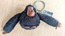 Kipling black plush monkey bag - kipling,