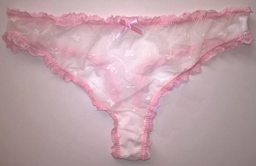 Sexy sheer white - white, frilly