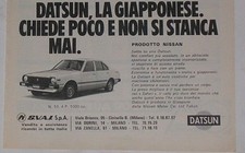 Advert Advertising 1980 DATSUN