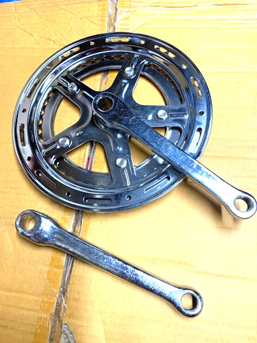 Steel bicycle chainwheel crank - steel,