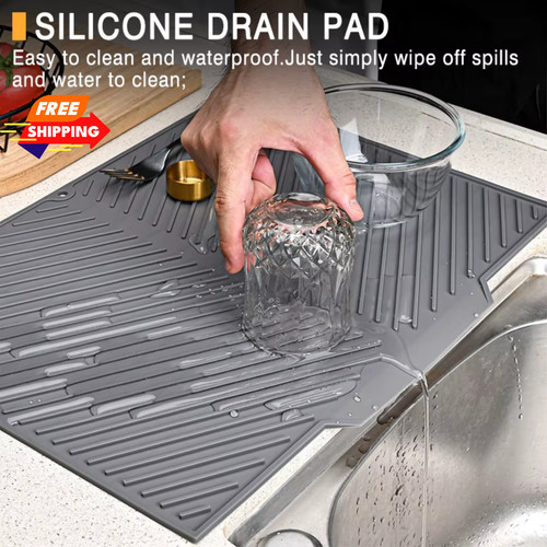 Silicone drying mat sink - silicone,