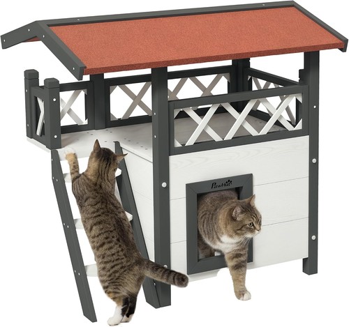 Pawhut outdoor cat house - outdoor,