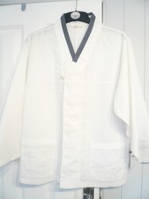 Jump! cream, Kimono Hanbok top size 12/14/16   cotton  blue, toggle BNNT