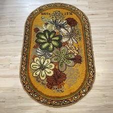 Vintage Mid-Century Wool Rug