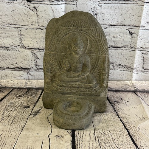 Flat thai buddha - buddha, candle