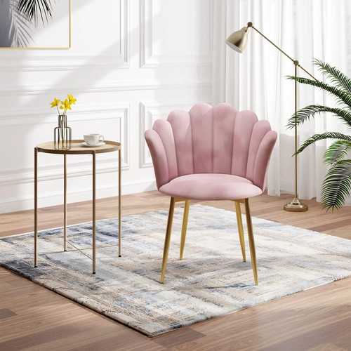 Velvet accent chair gold - velvet,