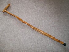 New Craftsman Handmade Carved Handle Entwined Root Shank Twist Walking Stick 61W