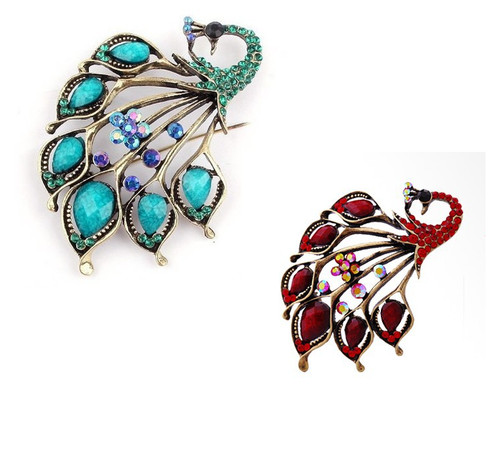 Large turquoise or red - 2.75",