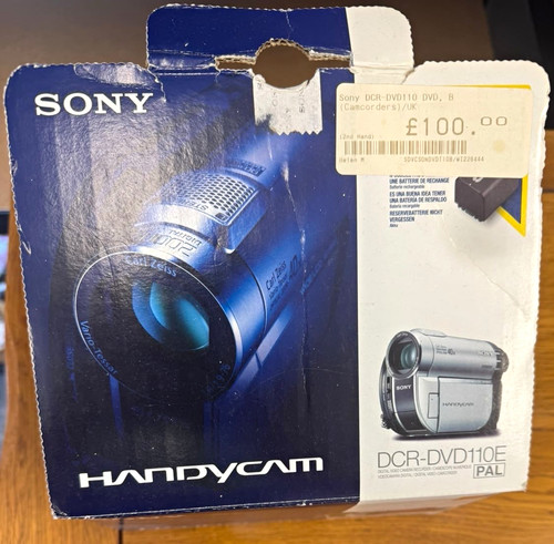 Sony handycam dcr dvd110e - sony,