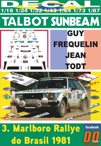 Decal talbot sunbeam lotus - decal,