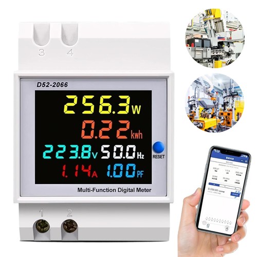 Din rail 100a lcd - din, energy