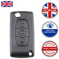 3 Button Flip Remote Key Fob